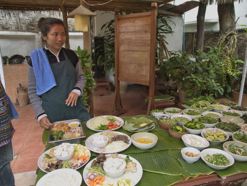 Asian Food, Luang Prabang, Cooking
        Class